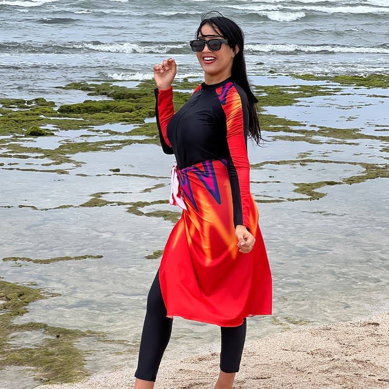 Burkini Flame Chic